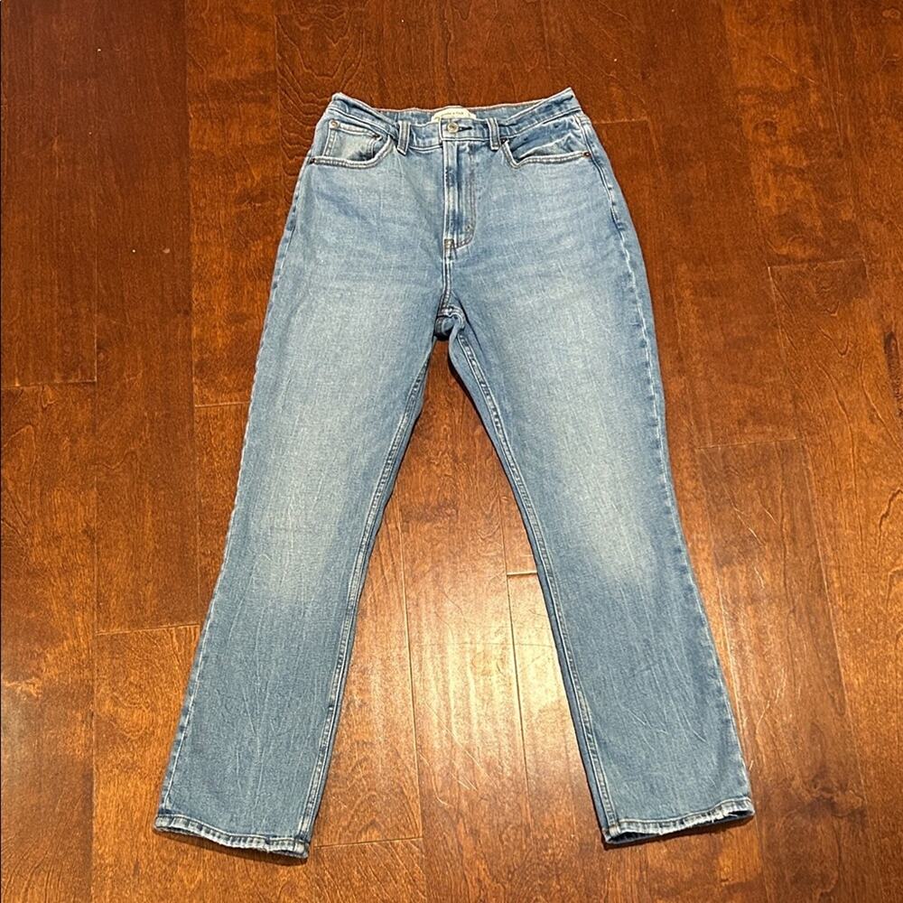 Abercrombie & Fitch The 90s Slim Straight Ultra High Rise Jeans, Size 27/4s